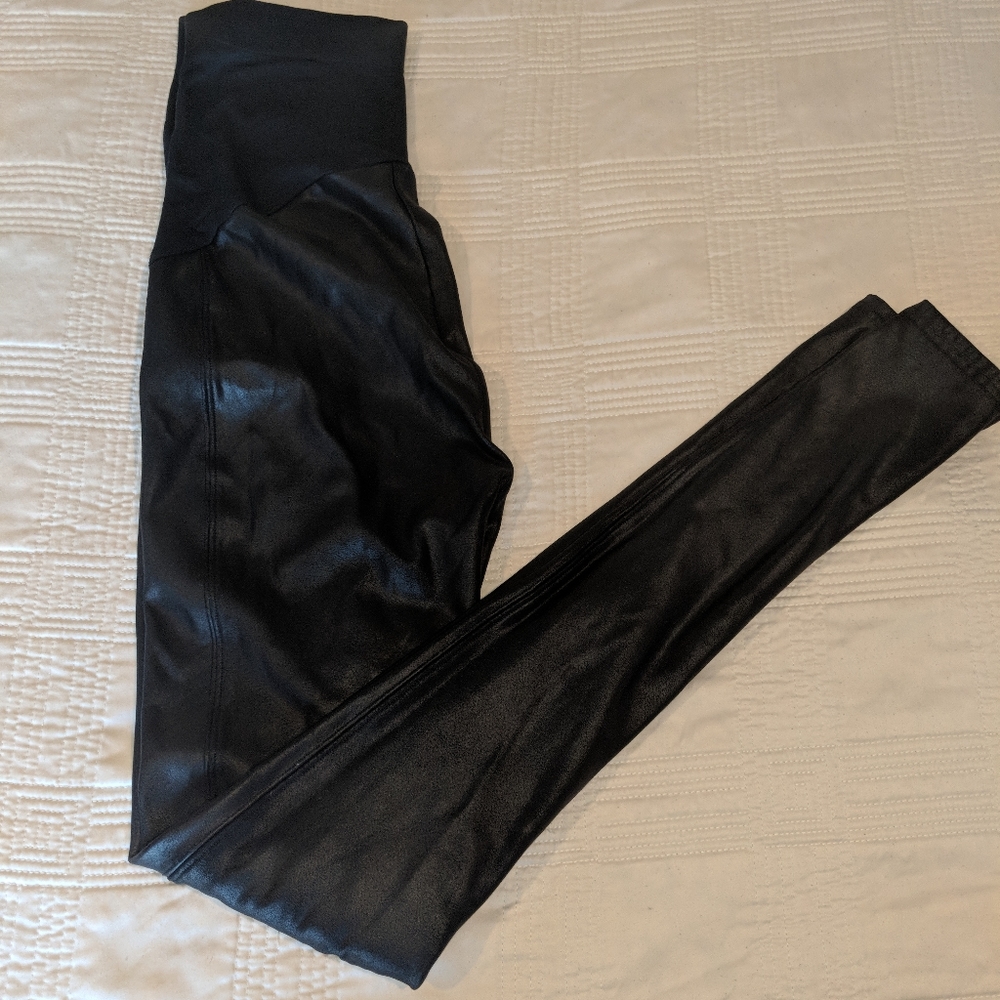 Spanx maternity liquid leggings